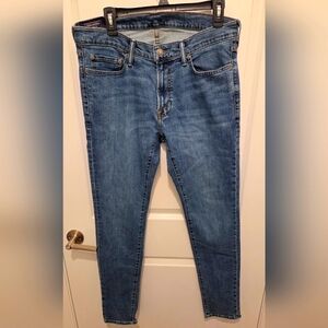 Abercrombie & Fitch Men's 33 x 34 Felix Super Skinny Stretch Denim Jeans